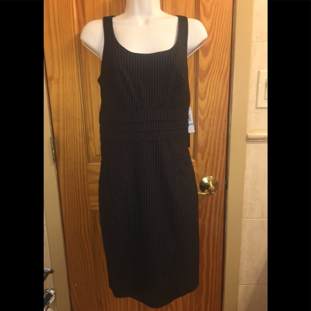 New W/tags Black Pinstripe XOXO dress